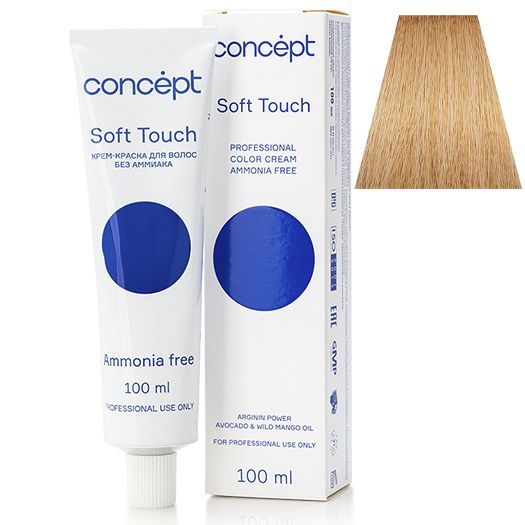 Cream-color for hair without ammonia 9.0 very light blond Soft Touch Concept 100 ml